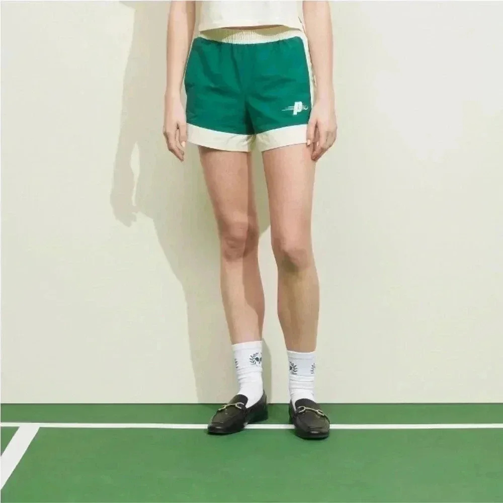NWT Prince Pickleball Women's Woven Mid-Rise Shorts‎ 4.25" - Green XXL